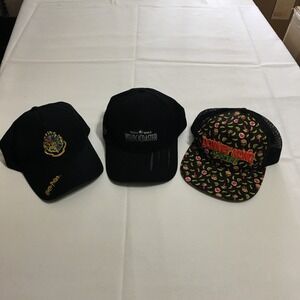 Lot of 3 Universal Studios Baseball Hats Theme Park Merch Donkey Kong Harry